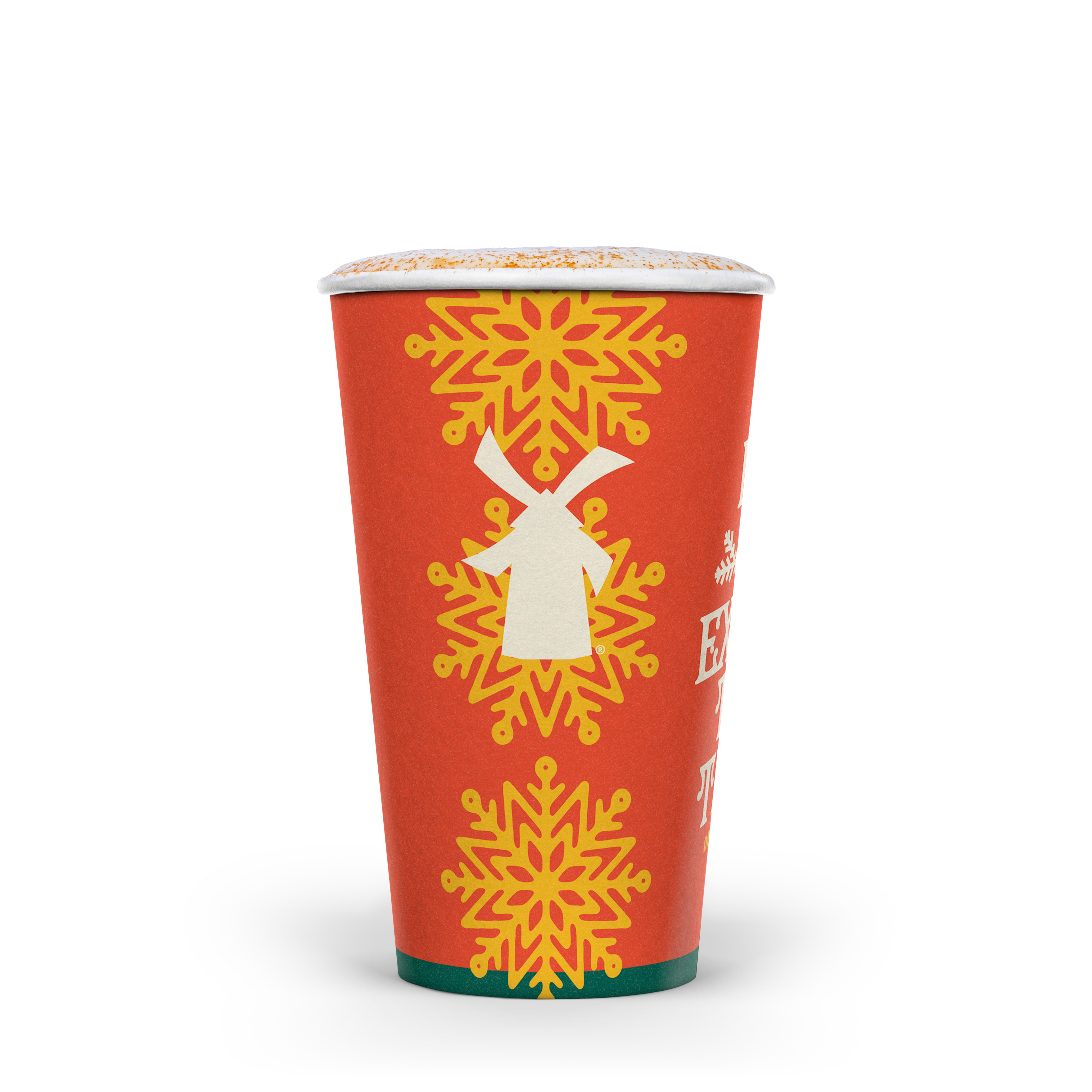 Hot Sugar N Spice Oat Milk Latte Winter Spice w/ Cinnamon Sprinks
